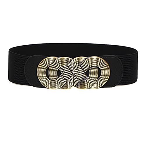 Vintage Wide Elastic Waist Belt Ladies Women Stretch Cinch Belts Dresses Waistband