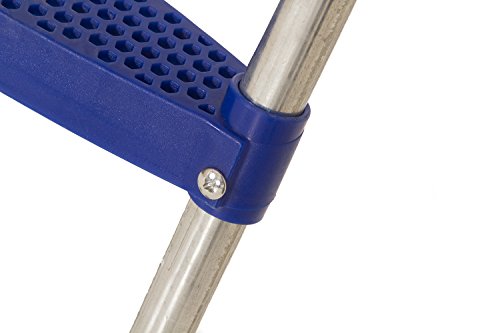 Get Out! Trampoline Ladder, 43in, Accommodates More Sizes of Trampolin – 2 Flat Step Ladder for Kids