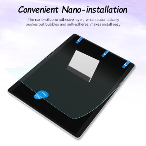 Image of IPROKKO 2Pcs Blue Light Screen Protector for Surface Pro 11 /10 /9 /8 /X | 13-Inch Microsoft Tabler Laptop, Matte Paperfeel PET Film, Anti-Glare & Fingerprint, Eye Protection, HD, Easy Install