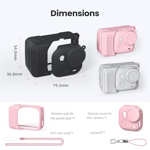 Funda de Silicona para Insta360 Go Ultra Compatible y Protectora miniatura 2