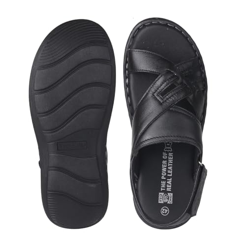 Image of Red Chief Leather Casual Sandals for Men