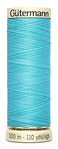 Hilo Gutermann Sew-All 110 yardas azul miniatura 1