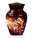 Golden Phoenix Urn, Mini Urns for Human Ashes, Keepsake Urns for Human Ashes, Large Cremation Urns, Urn for Ashes for Women, Small Urns for Mom(Size - 10inch 1Pcs, 3inch 4Pcs)