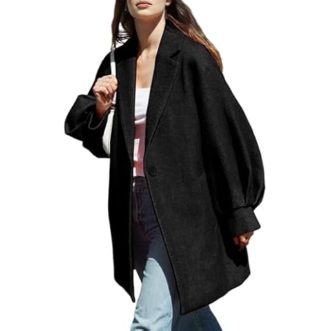 TAQCUX Wool Blend Oversized Coat Cover