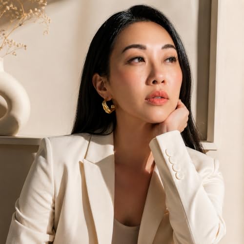 Image of Drop Dangle Earrings Set for Women and Girls | Celebrity Inspired Trendy Stylish Gold Plated Earrings Set Of 1