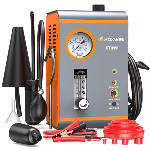 FOXWELL 2026 ST203 Smoke Machine Leak Detector with Air + Smoke...