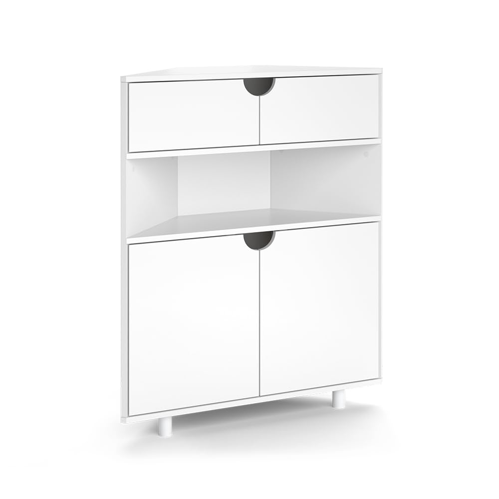 Vicco Sideboard Inaro, White, 79 x 96 cm
