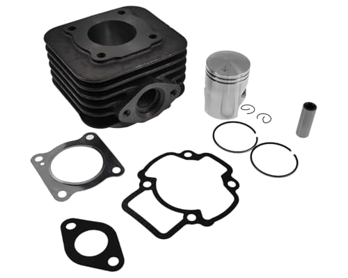 VANEZ Kit cylindre 50 cc compatible avec Piaggio Zip, Gilera Stalker, VESPA Primavera, idéal pour moteurs 2 temps
