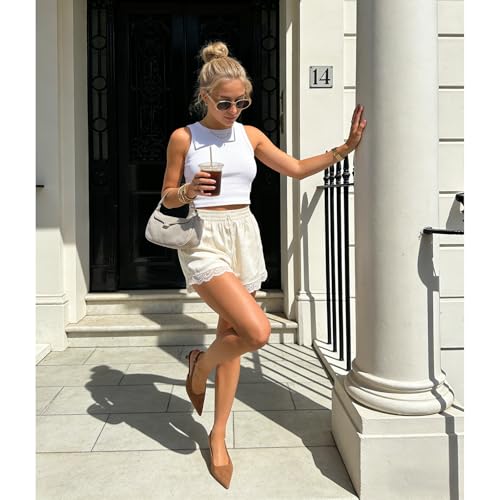 Image of KysBloes Pointed Toe Slingback Kitten Heels for Women Low Heel Pointed Toe Pumps Formal Dress Shoes Sling Back Heels