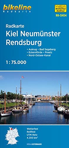 Kiel Neumünster Rendesburg cycling map (SH04)