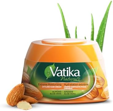 Vatika Naturals Hair Cream - Extreme Moisturizing (210ml, Almond)...