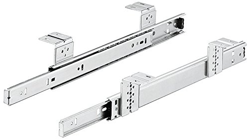 Preisvergleich Produktbild Gedotec Schubladenschiene Teilauszug 300 mm Führungsschiene - ACCURIDE 2109 / Teleskopschiene für seitliche oder aufliegende Montage / Tragkraft 35 kg / 1 Paar - Schrank-Auszüge für Holz-Schubkästen
