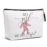 Bigfoot Gifts for Bigfoot Lovers Women Funny Bigfoot Decor Merch Birthday Gifts for Animal Lover Teen Women Breeder Women Sister Christmas Makeup Bag Travel Toiletry Bag A Women Who Loves Bigfoot