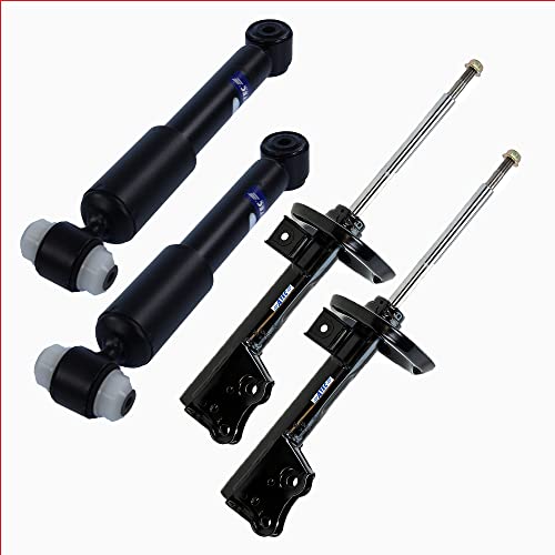 BESTPRICE 4x amortisseurs à gaz avant et arrière jambe de suspension, compatibles avec MERCEDES-BENZ Classe A (W168)