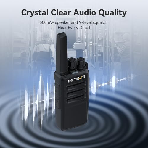 Image of Retevis RT68 Adults Walkie Talkies, Portable FRS Two-Way Radios (10 Pack)
