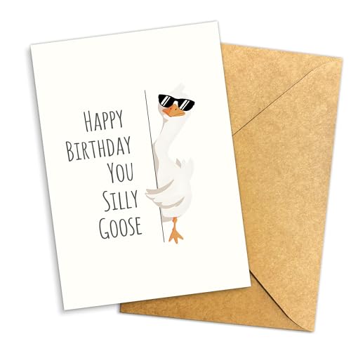 Podagree t@j[O[Xo[Xf[J[h ? Happy Birthday You Silly Goose TOXtAN[ȓ̃[ÄAAFlւ̈AA8x5.3C` t