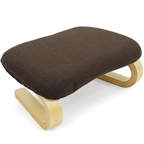 正座補助 あぐら 正座椅子 法事 正座 らくらく (曲木 coloreシリーズ, ブラウン色)