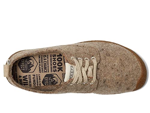 KEEN KEEN Women’s Mosey Derby Low Height Casual Oxfords, Taupe Felt/Birch 8.5 Medium US