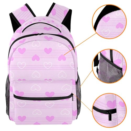 Sac à dos d'école léger à rayures pour simplifier le quotidien des élèves - 3