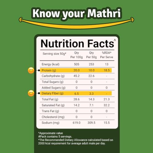 Image of Prolicious 10g Protein, High Fiber | Healthy Weightloss Snack | No Palm Oil, No Transfat | Made with Whole Foods |Baked Mathri-Bhujia Snack Combo (250g each Pack of 2)
