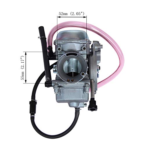 Image of Carburetor for 2001-2005 Arctic Cat 250 300 2x4 4x4 Red Green 42mm 55mm Carb DIAMETER CHECK REQUIRED