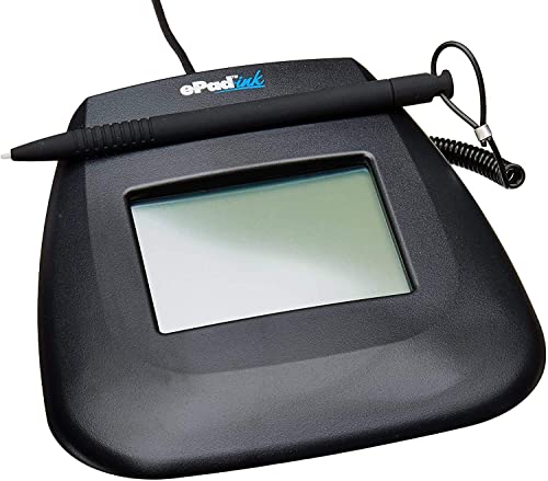 Image of Interlink Electronics ePad-ink VP9805 Electronic Signature Capture Pad, USB, Portable with LCD Screen for Legally-Binding E-Signatures