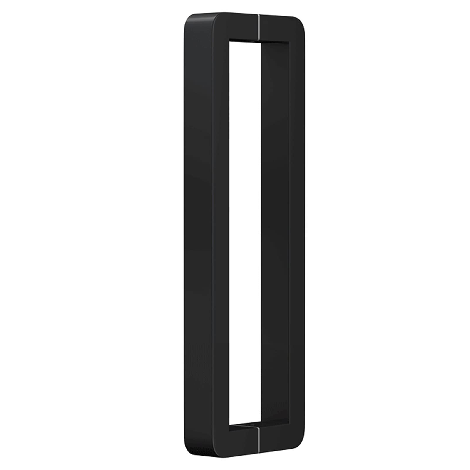 MXXQRHF 16 Inch Glass Sliding Barn Door Handle - Black Pull Bar for Front/Shower Door, Double-Sided Mount, Durable Push-Pull Design, 42.5cm/16.7in Length