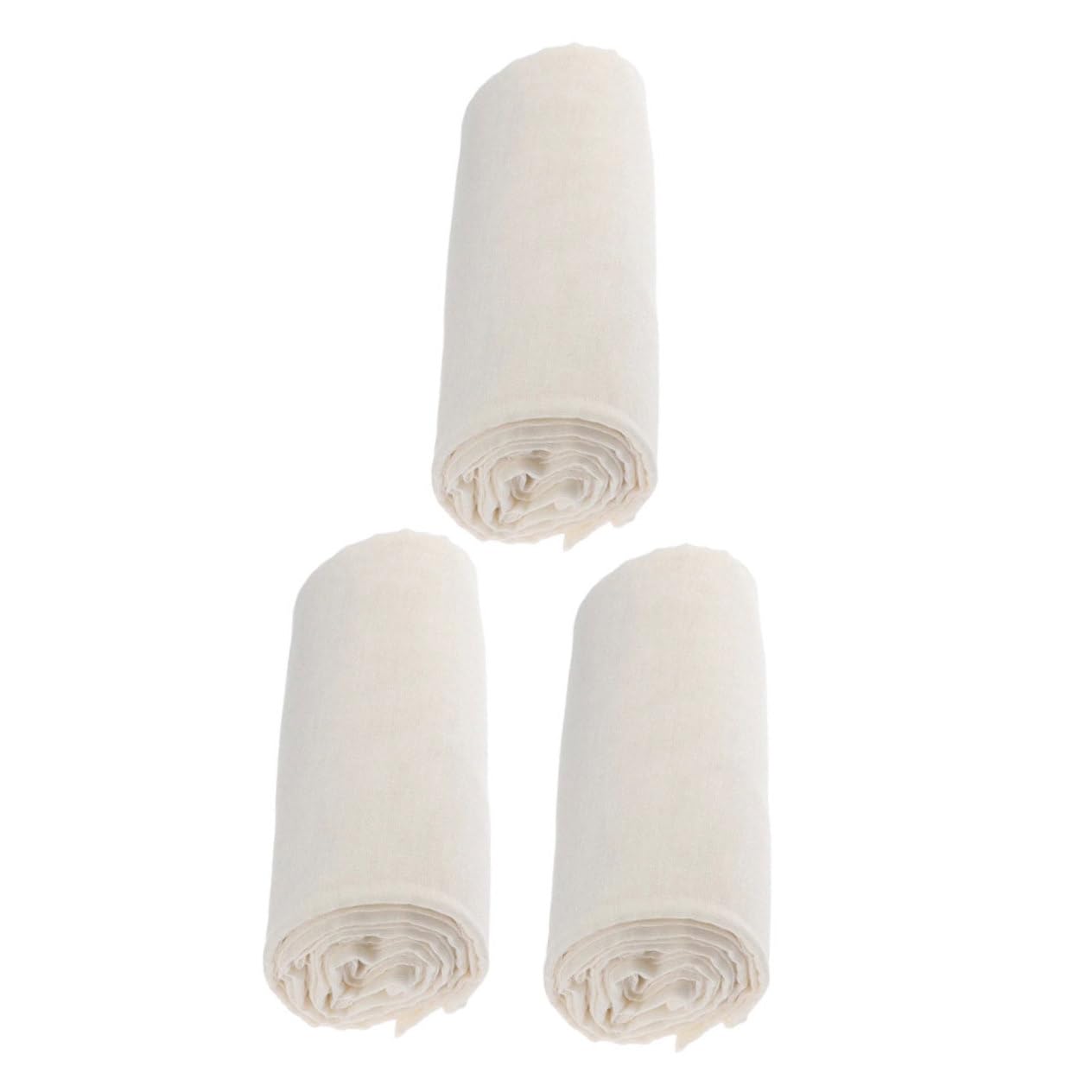 CONGARTENO 3-piece Set of Kitchen Accessories Cheese Cloths Tofu Filter Yogurt Cloth Sauce Filtering Made of Soft Cotton
