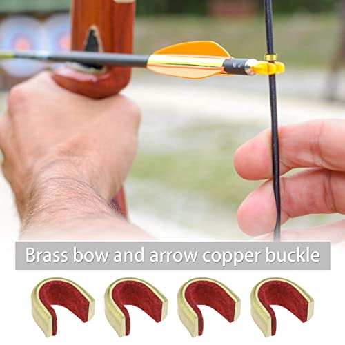 Be In Your Mind 30PCS Archery String Nocking Points Brass Bow String Nocks Buckle Clips for Compound and Recurve Bow String Accessories - Image 3