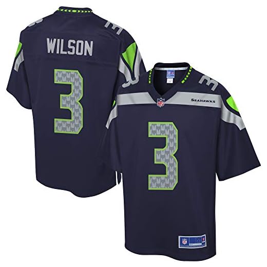 NFL PRO LINE Men's Russell Wilson College Navy Seattle Seahawks Team Jersey