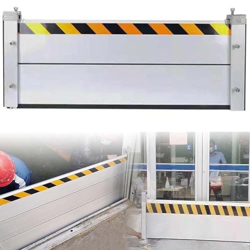 Kit de eliminación de barrera de inundación para puertas de garaje exteriores de agua y sótano, barrera de inundación