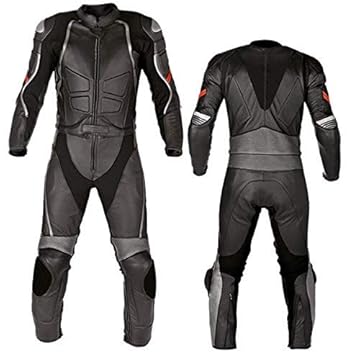 motorcycle leather two piece suit