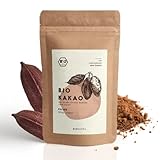 BIONUTRA® Cacao en polvo ecológico 1000 g, altamente desaceitado (11% de grasa), cacao en polvo ecológico sin azúcar, molido a partir de habas criollas