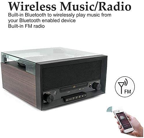 Tourne-Disque Portable Bluetooth Vintage à 3 Vitesses avec Haut-parleurs intégrés | Son Audio amélioré de la Platine… - Les Beatles, Paul McCartney, John Lennon, RIngo Starr, George Harrison Tourne-Disque Portable Bluetooth Vintage à 3 Vitesses avec Haut-parleurs intégrés | Son Audio amélioré de la Platine… – Image 6