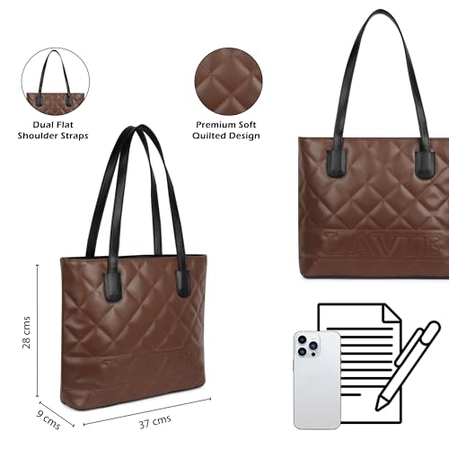 Image of Lavie Women's Colourblock Jossie Tote Bag | Tote Bag for Work | Ladies Purse | Stylish Shoulder Bag | Gift for Women
