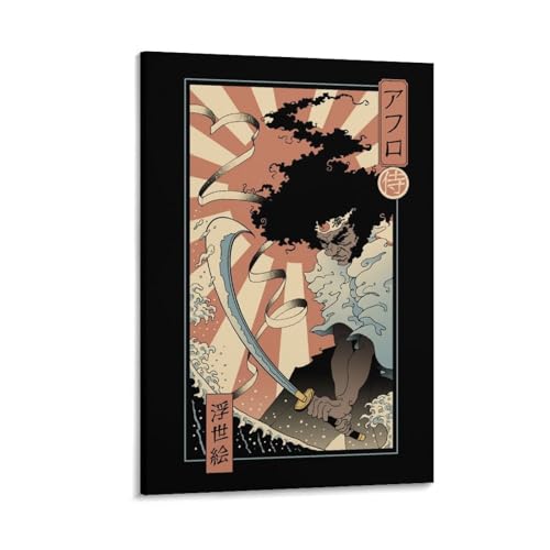 G gA[g Cg Afro in Edo 킢 |X^[ LoX ǃA[g vg|pi CeA24x36inch(60x90cm)