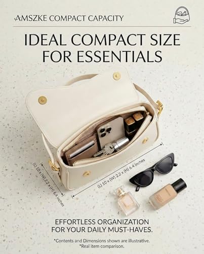 Image of Amszke Shoulder Bag for Women Y2K Crossbody Purse PU Leather Underarm Handbag 2 Adjustable Strap for Daily Commute Travel