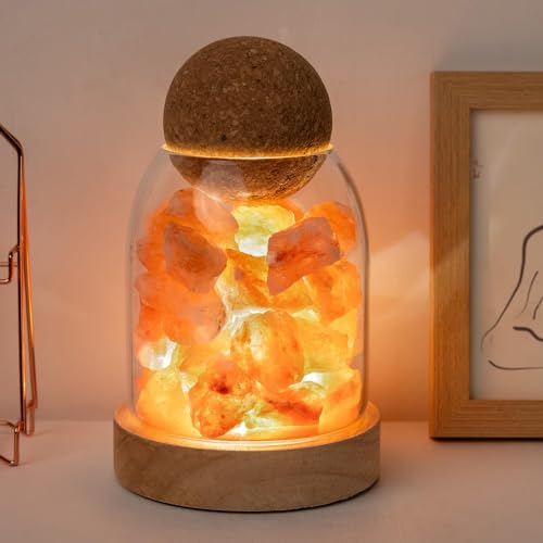 Runyangshi Himalayan Salt Night Lamp 6.3" Natural Healing Crystal...
