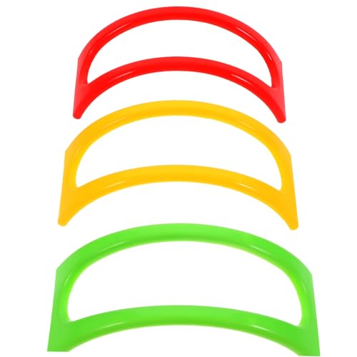 Unomor 3pcs Taco Stand Spanish Taco Shell Rack Taco Support Taco Tray Mexican Taco Rack Taco Storage Rack Taco Holder Plate Taco Rack Shells Bbq Accessories Taco Holder Rack Plastic