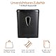 Amazon Basics Hochsicherheits-Kreuzschnitt-Aktenvernichter für 7-8 Blätter Querschnitt, für Papier und Kreditkarten, Schwarz