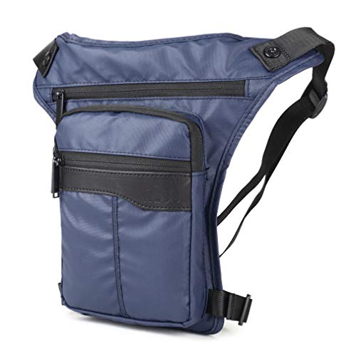 Xieben Oxford Drop Leg Bag per Uomo Donna Multi-Purpose Bike Bike Crossbody Hip Bum Marsupio Marsupio Marsupio Viaggio All'aperto Tattico Campeggio Pesca Trekking Blu