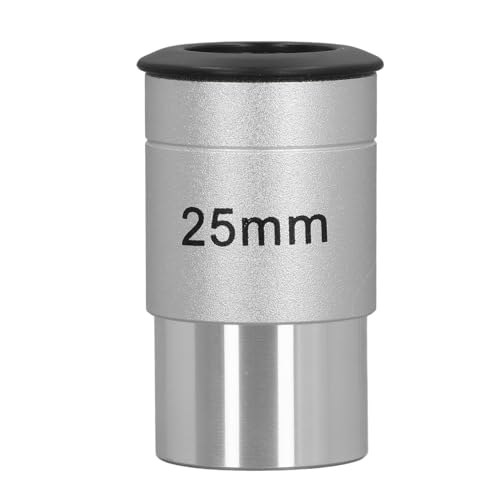 Optical Glass Telescope Eyepiece, Aluminum Alloy Telescope Eyepiece 1.25 Inch Full Coated High Transmittance for Astronomical Observation (25mm)