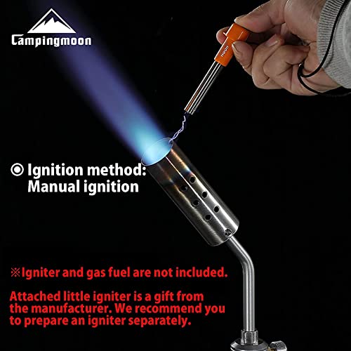 Campingmoon Butane Gas Torch - High-Power Kitchen Blowtorch for Cooking, Adjustable Flame for BBQ, Baking, and Outdoor Charcoal Starter - Image 3