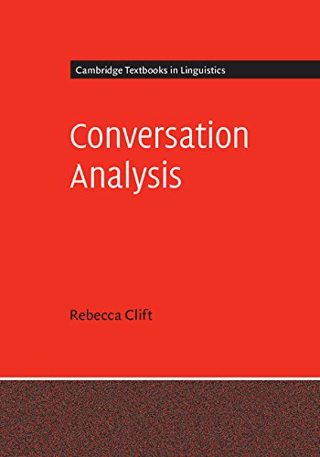 Conversation Analysis (Cambridge Textbooks in Linguistics) - //medicalbooks.filipinodoctors.org