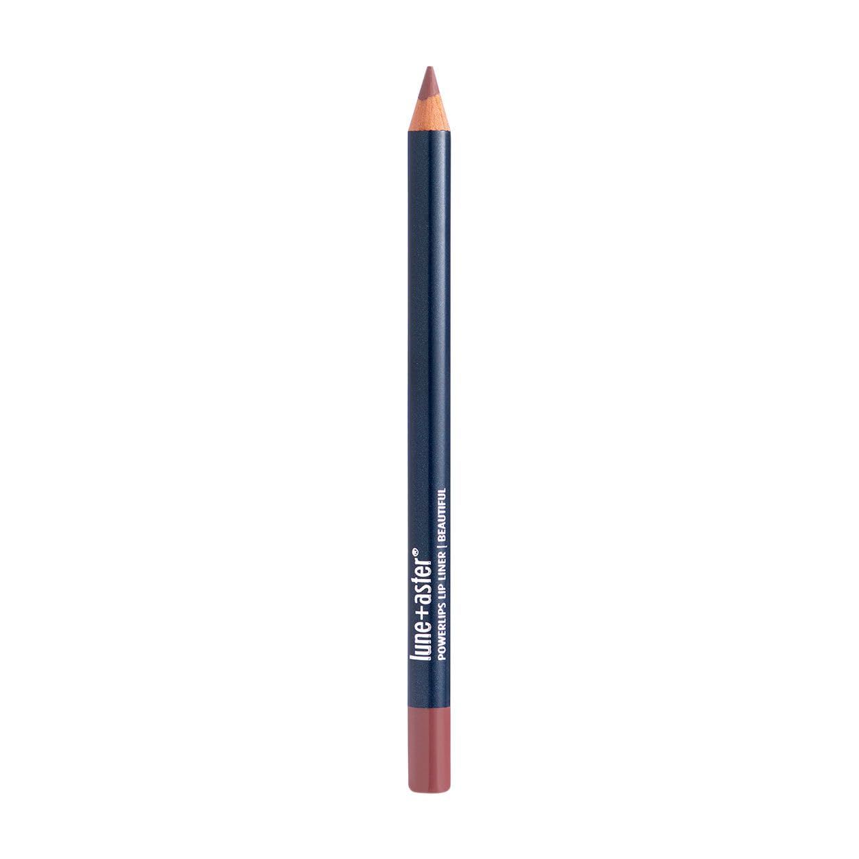 Lune+Aster Lip Liner | Creamy Nude Lip Pencil, Satin Finish, Includes Sharpener