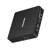 Mini PC Intel Quad Core CPU 4 GB DDR / 64 GB eMMC Desktop Computer Windows 10 Pro HDMI- und VGA-Anschluss Dual WiFi BT4.1 USB3.0 Halterung für das automatische Einschalten