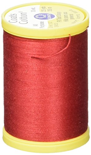 Hilo de algodón rojo Coats Corrente 225 yardas miniatura 1