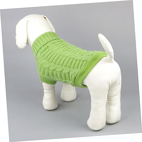 Pull pour chien couleur unie POPETPOP costume douillet pour animaux 3 pièces - 7