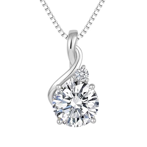 Alta Qualità: Materiale: argento sterling 925 con zirconi AAA, che è ipoallergenico e non si scurisce né cambia colore