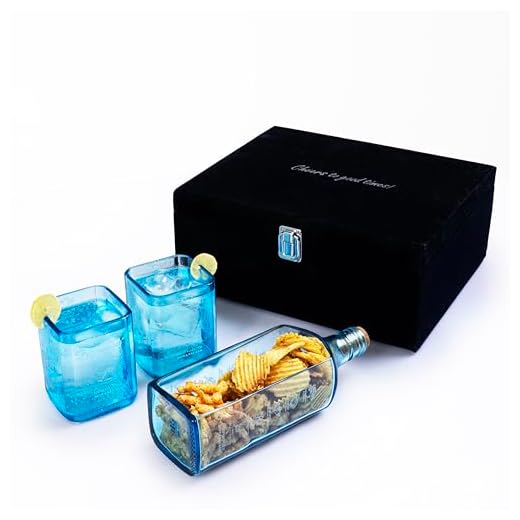 Eco-Friendly Gin Glasses and Platter Set